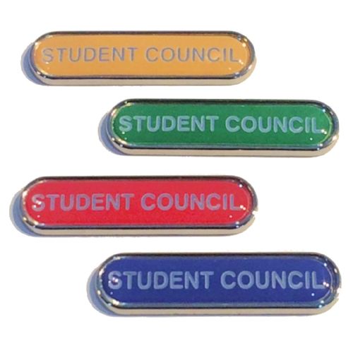 STUDENT COUNCIL bar badge